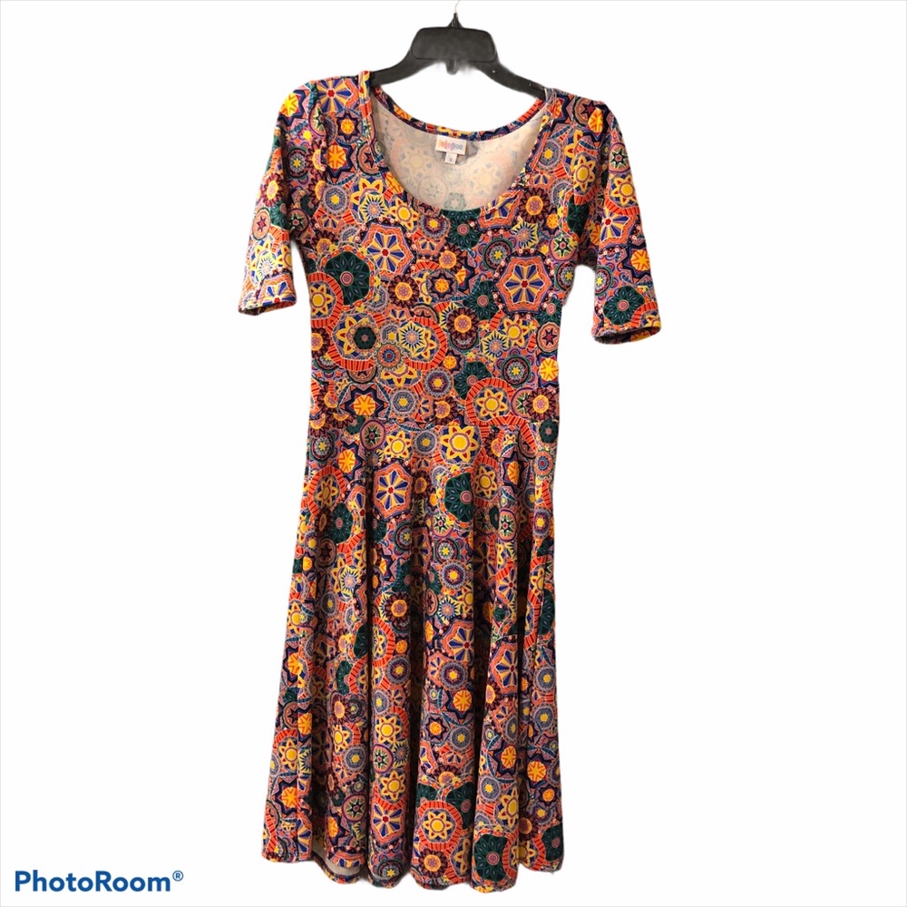 Lularoe Nicole,Stretchy,Flattering Dress Sz S